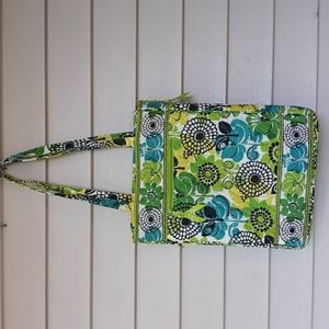 Vera bradley large travel bag laptop case checkpoint friendly carry on